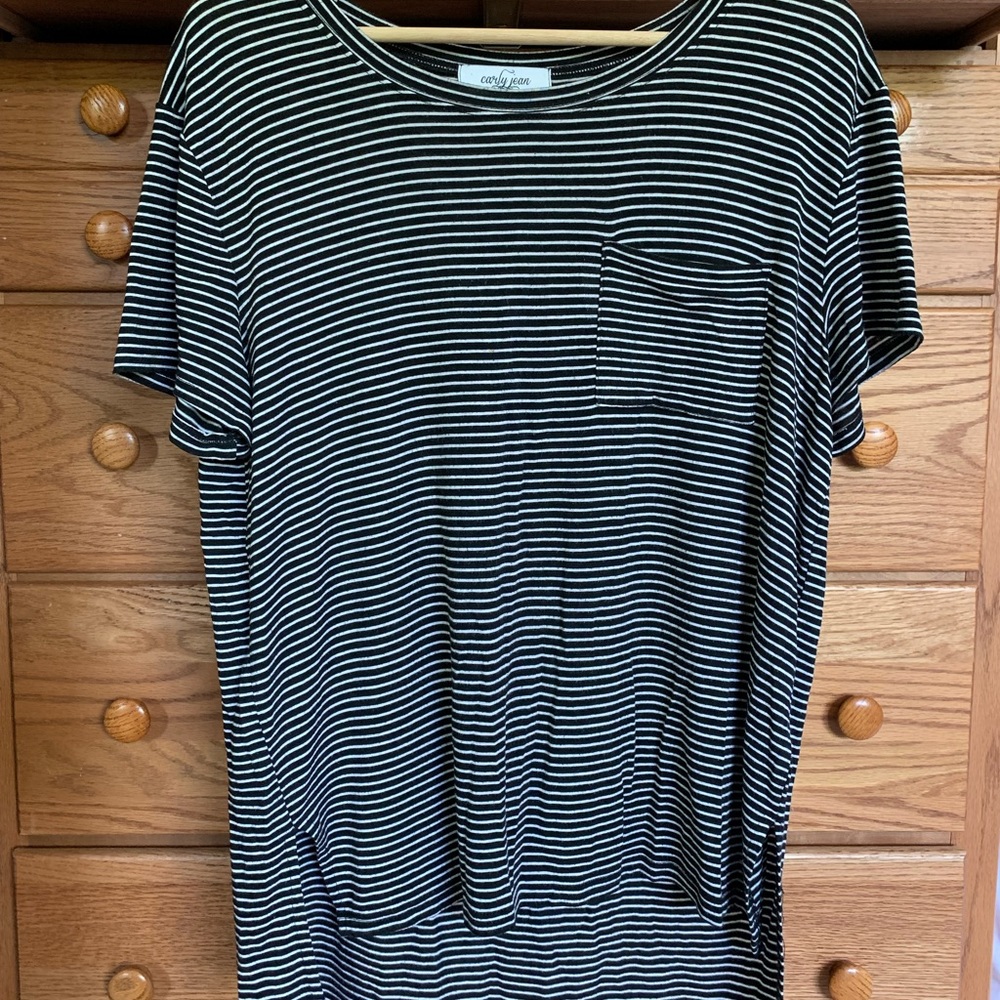 CJLA Medium Tatum Tee Black & White